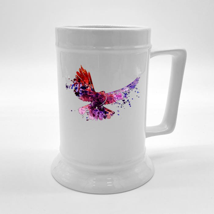 Colorful Dove Front & Back Beer Stein