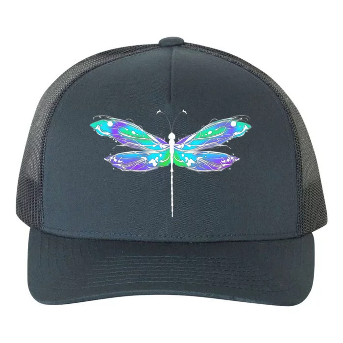 Colorful Dragonfly Yupoong Adult 5-Panel Trucker Hat