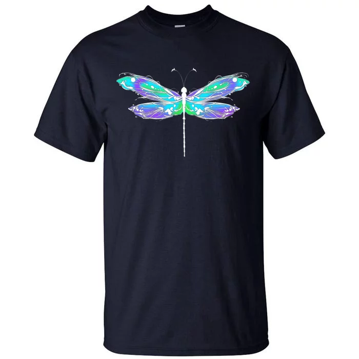 Colorful Dragonfly Tall T-Shirt