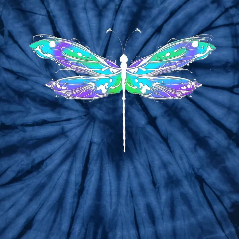 Colorful Dragonfly Tie-Dye T-Shirt