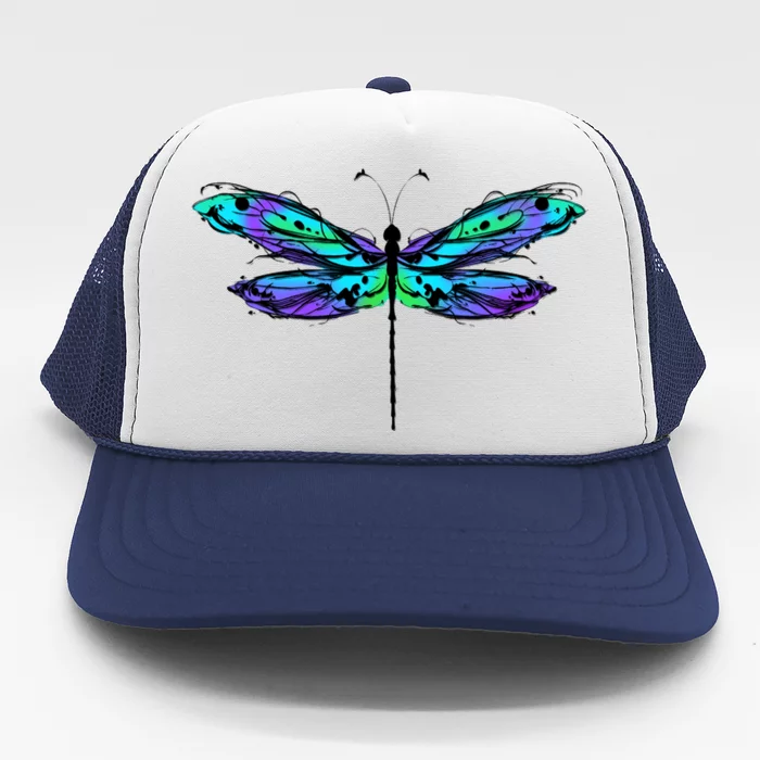 Colorful Dragonfly Trucker Hat