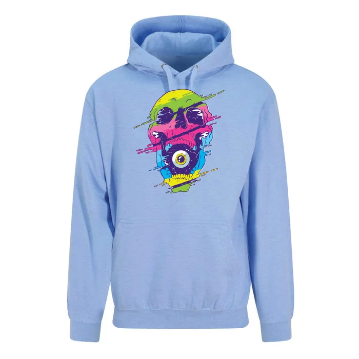 Colorful Eye Skull Unisex Surf Hoodie