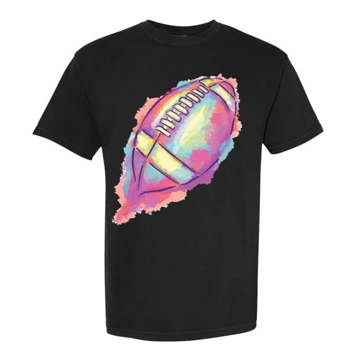 Colorful Football Graphic Garment-Dyed Heavyweight T-Shirt