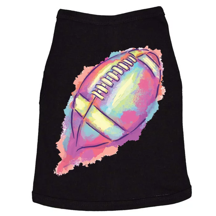 Colorful Football Graphic Doggie Tank