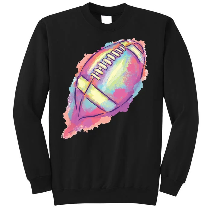 Colorful Football Graphic Sweatshirt