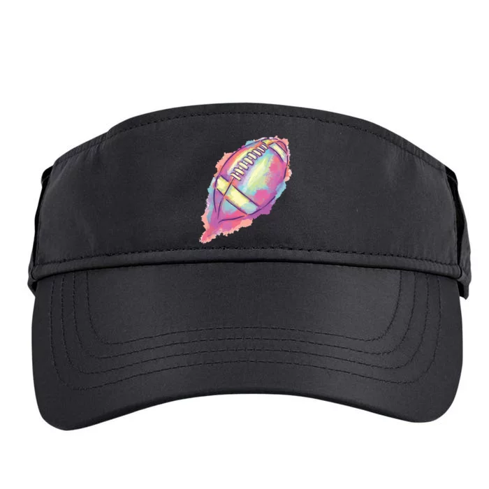 Colorful Football Graphic Adult Drive Performance Visor