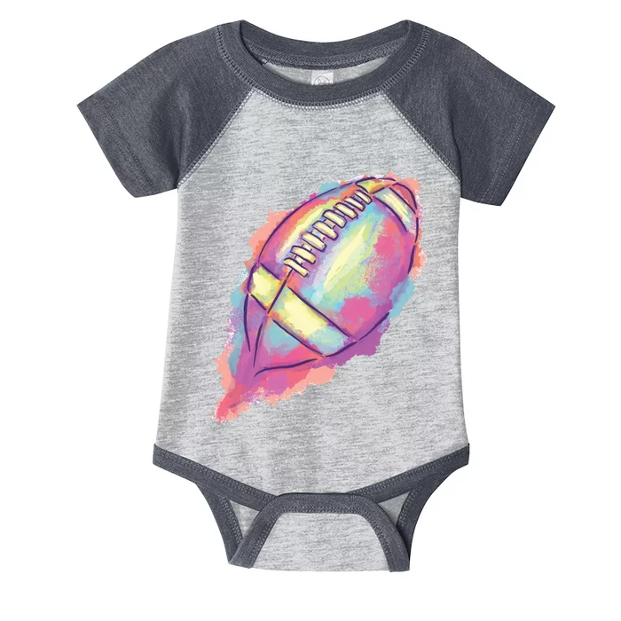 Colorful Football Graphic Infant Baby Jersey Bodysuit