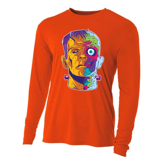 Colorful Frankenstein Cooling Performance Long Sleeve Crew