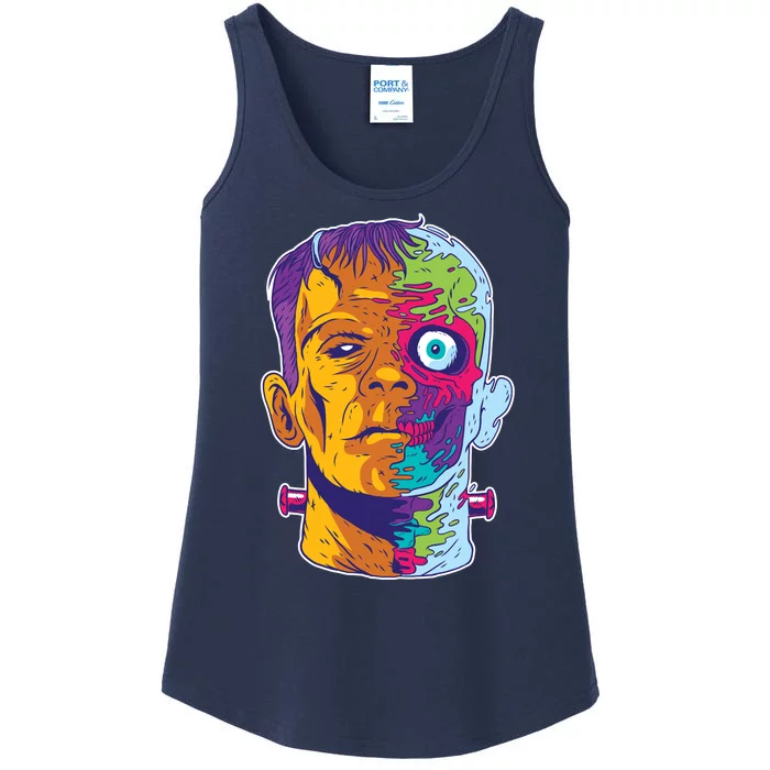 Colorful Frankenstein Ladies Essential Tank