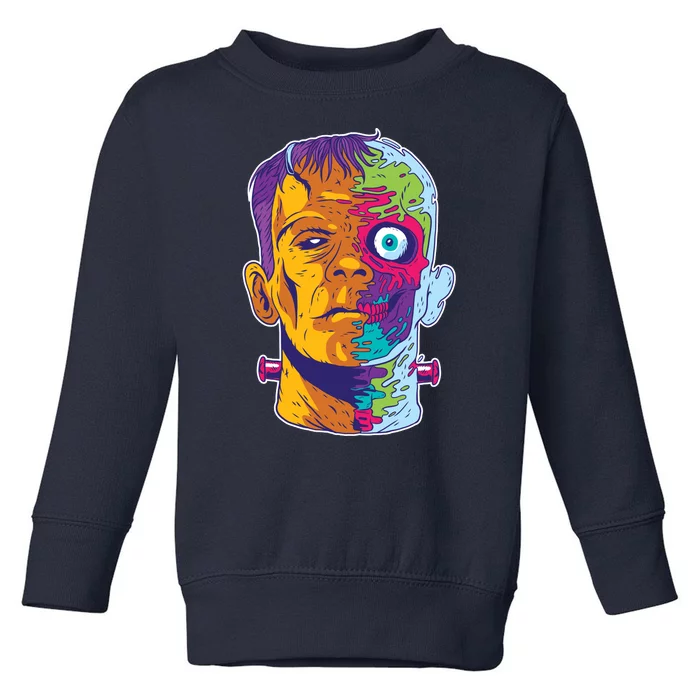 Colorful Frankenstein Toddler Sweatshirt