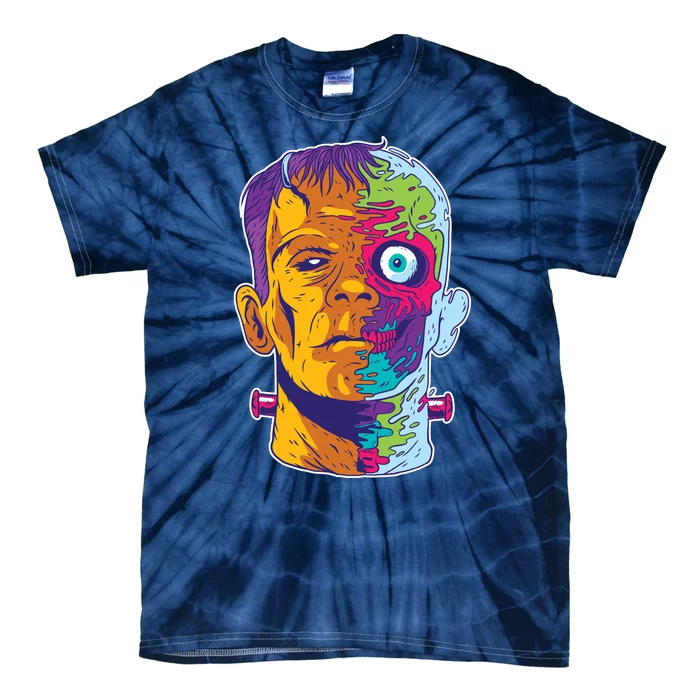 Colorful Frankenstein Tie-Dye T-Shirt