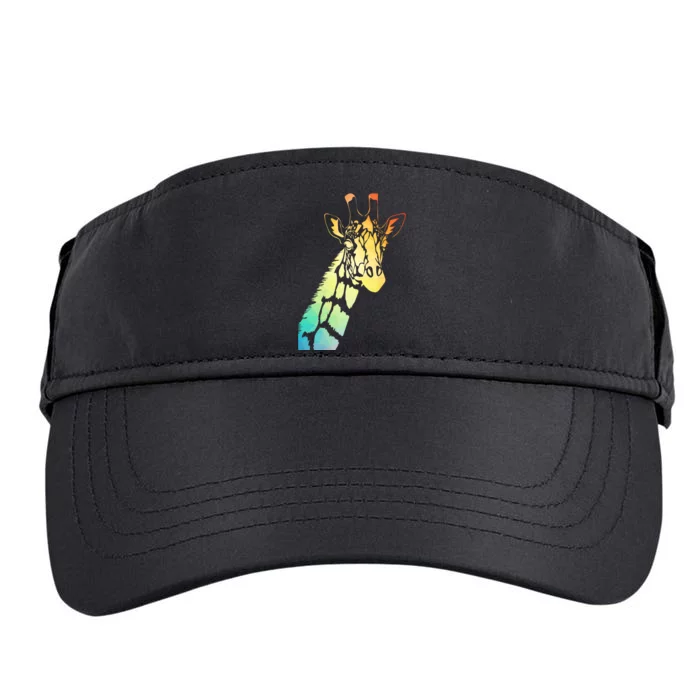 Colorful Giraffe Adult Drive Performance Visor