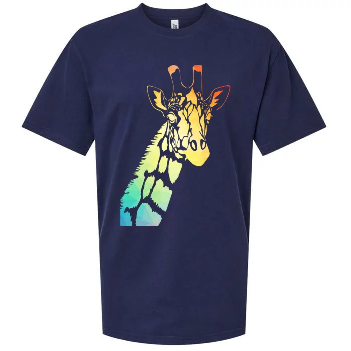 Colorful Giraffe Sueded Cloud Jersey T-Shirt