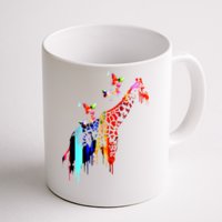 Colorful Giraffe Illustration Coffee Mug