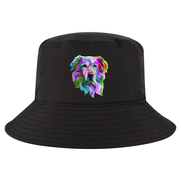 Colorful Golden Retriever Cool Comfort Performance Bucket Hat