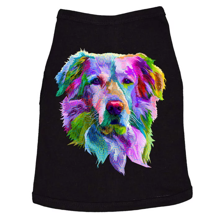 Colorful Golden Retriever Doggie Tank