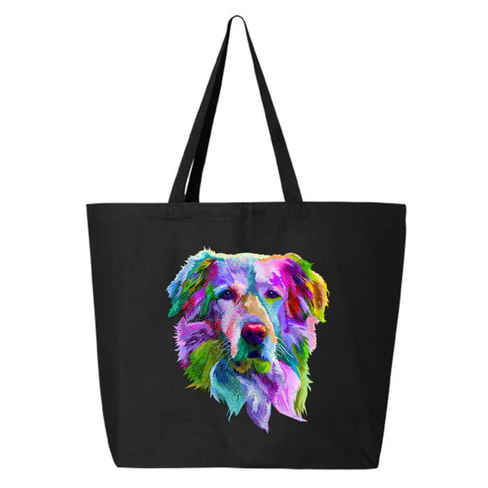 Colorful Golden Retriever 25L Jumbo Tote