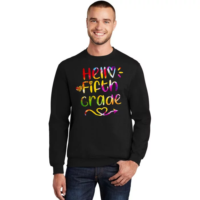 Colorful Hello Fifth Grade Sweatshirt