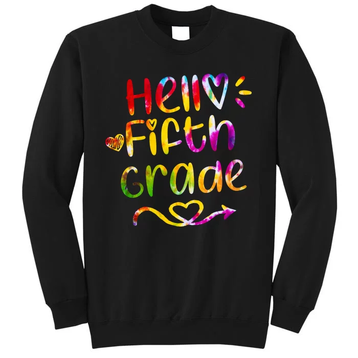 Colorful Hello Fifth Grade Sweatshirt