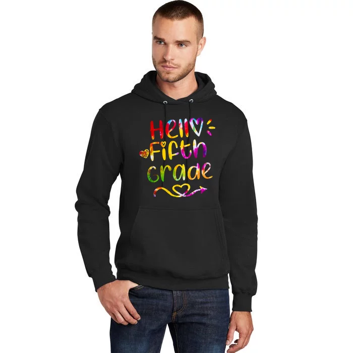 Colorful Hello Fifth Grade Tall Hoodie