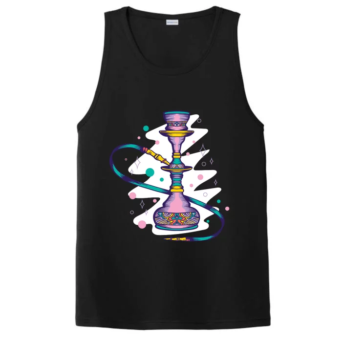 Colorful Hookah Performance Tank