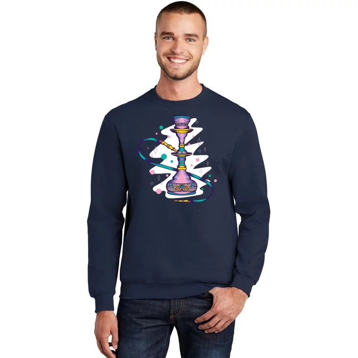 Colorful Hookah Tall Sweatshirt