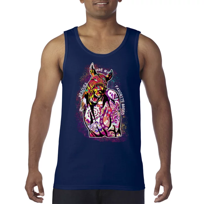 Colorful Horse Rescues Are My Favorite Breed Tank Top