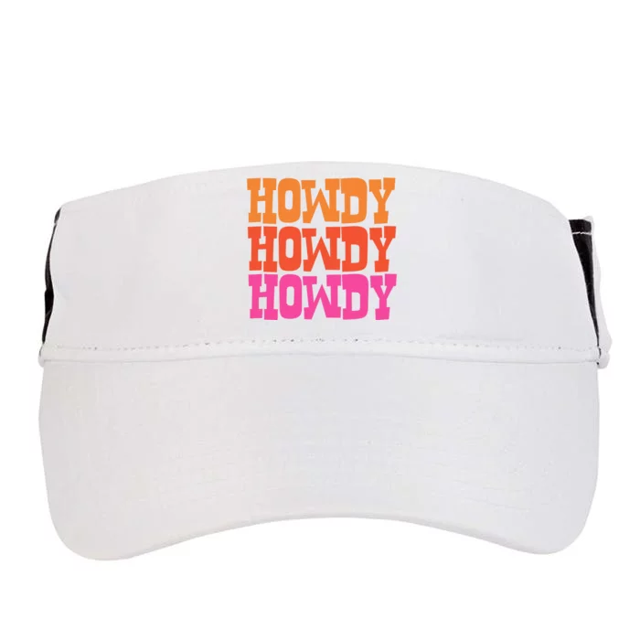 Colorful Howdy Retro Adult Drive Performance Visor