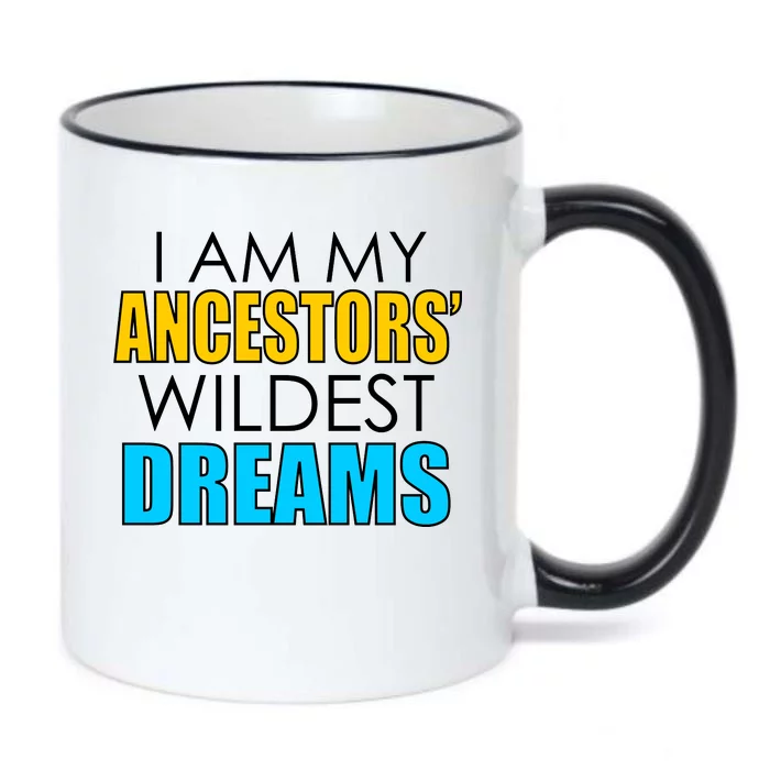 Colorful I Am My Ancestors' Wildest Dreams Black Color Changing Mug