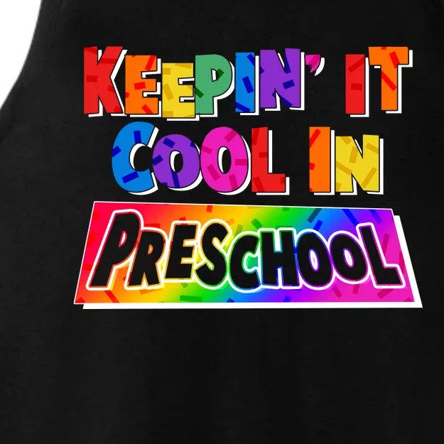 Colorful Keepin' It Cool In Preschool Ladies Tri-Blend Wicking Tank