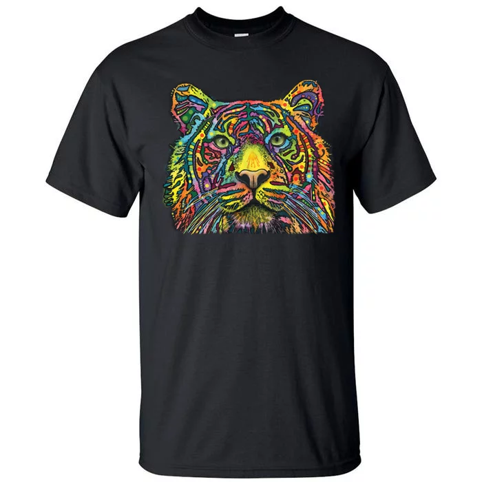 Colorful King - Tiger - Dean Russo Tall T-Shirt