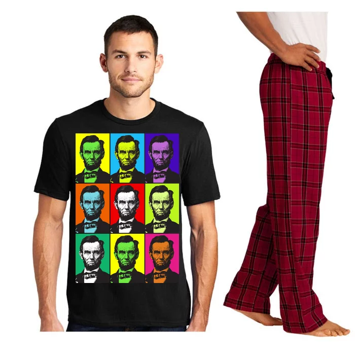 Colorful Lincoln Retro Portraits Pajama Set