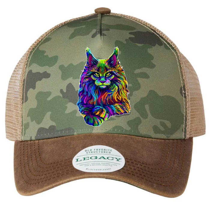 Colorful Lynx Legacy Tie Dye Trucker Hat