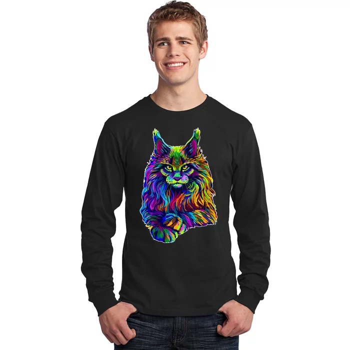 Colorful Lynx Long Sleeve Shirt