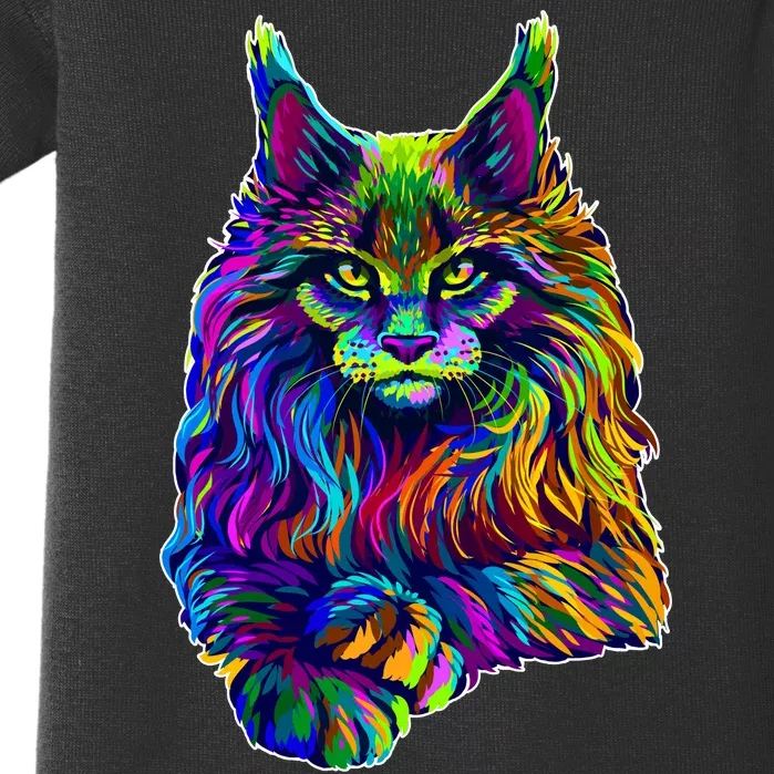 Colorful Lynx Baby Bodysuit