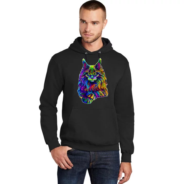 Colorful Lynx Tall Hoodie