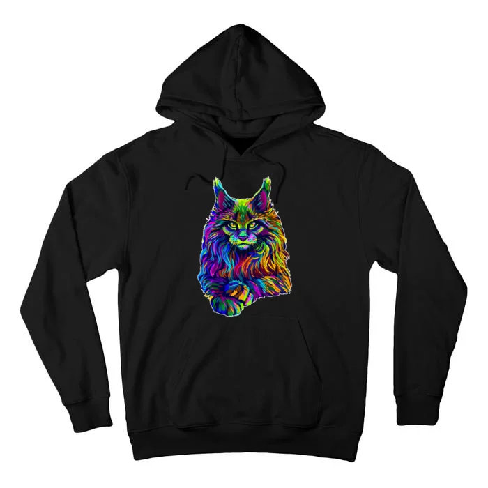 Colorful Lynx Tall Hoodie