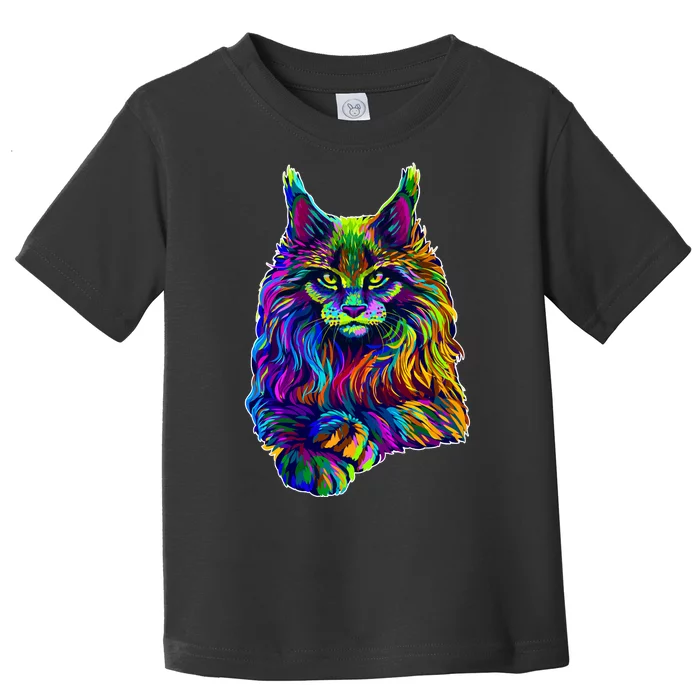 Colorful Lynx Toddler T-Shirt