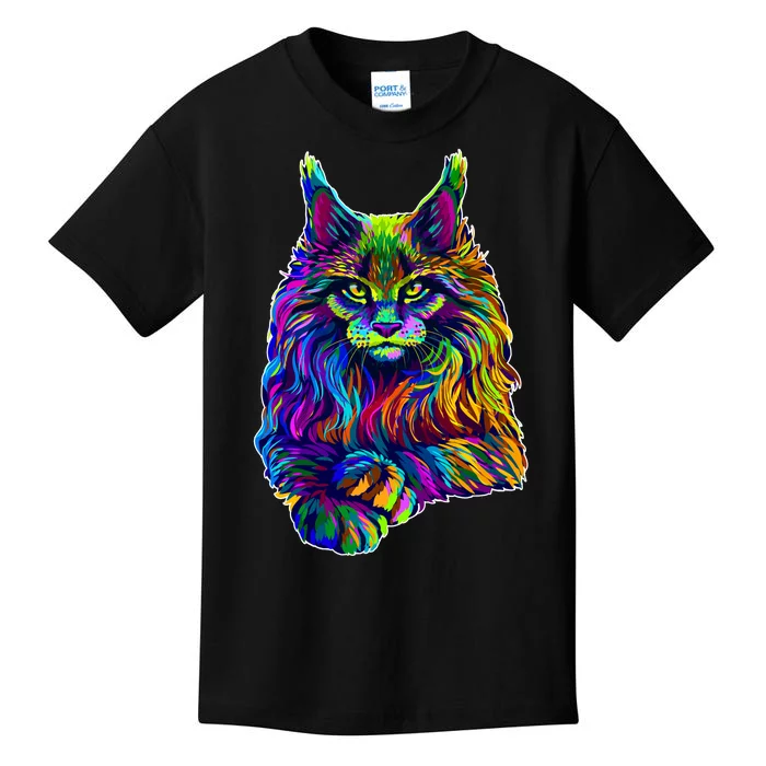 Colorful Lynx Kids T-Shirt