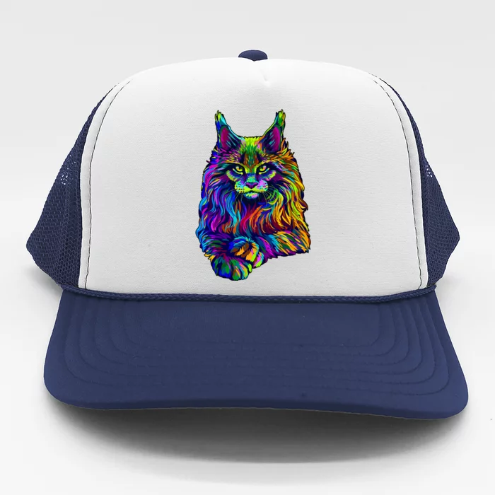 Colorful Lynx Trucker Hat