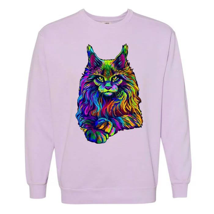 Colorful Lynx Garment-Dyed Sweatshirt