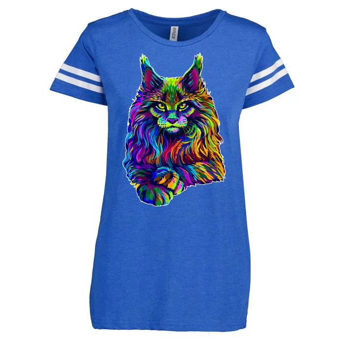 Colorful Lynx Enza Ladies Jersey Football T-Shirt