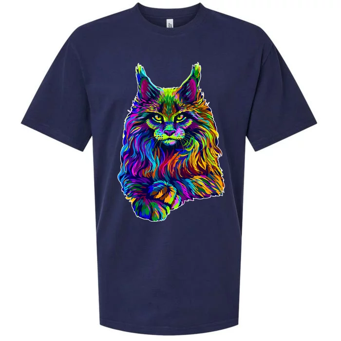 Colorful Lynx Sueded Cloud Jersey T-Shirt