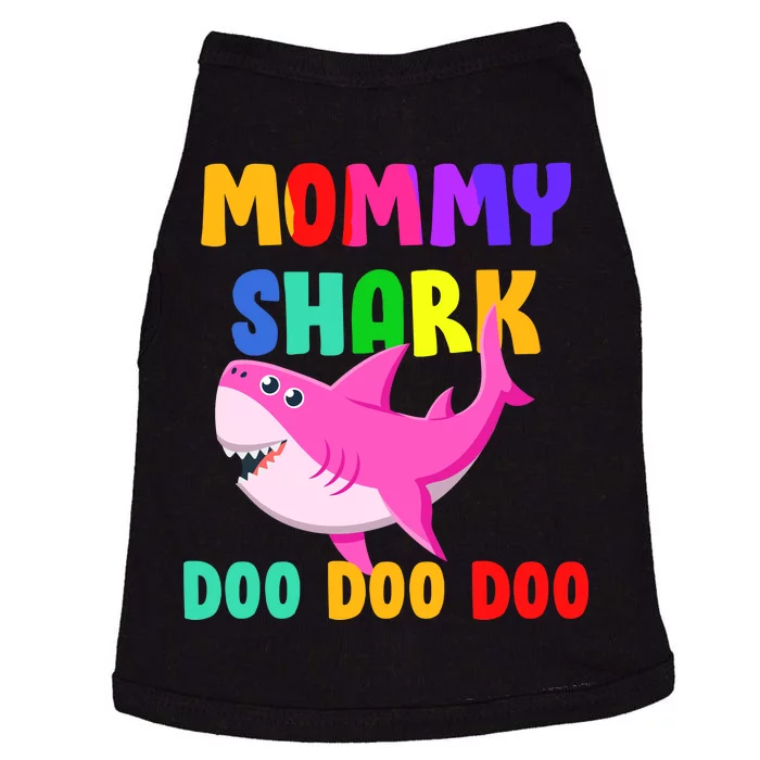 Colorful Mommy Shark Doo Doo Doo Doggie Tank