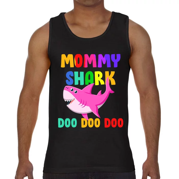 Colorful Mommy Shark Doo Doo Doo Comfort Colors® Tank Top