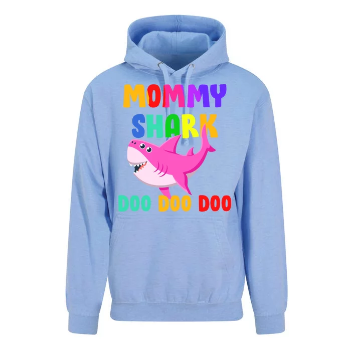 Colorful Mommy Shark Doo Doo Doo Unisex Surf Hoodie