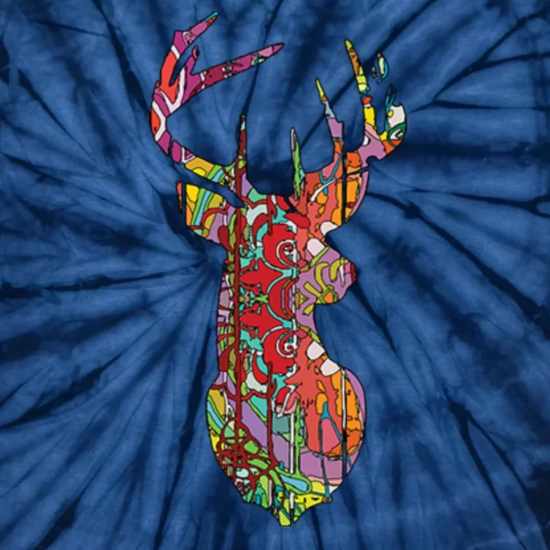 Colorful Moose Tie-Dye T-Shirt