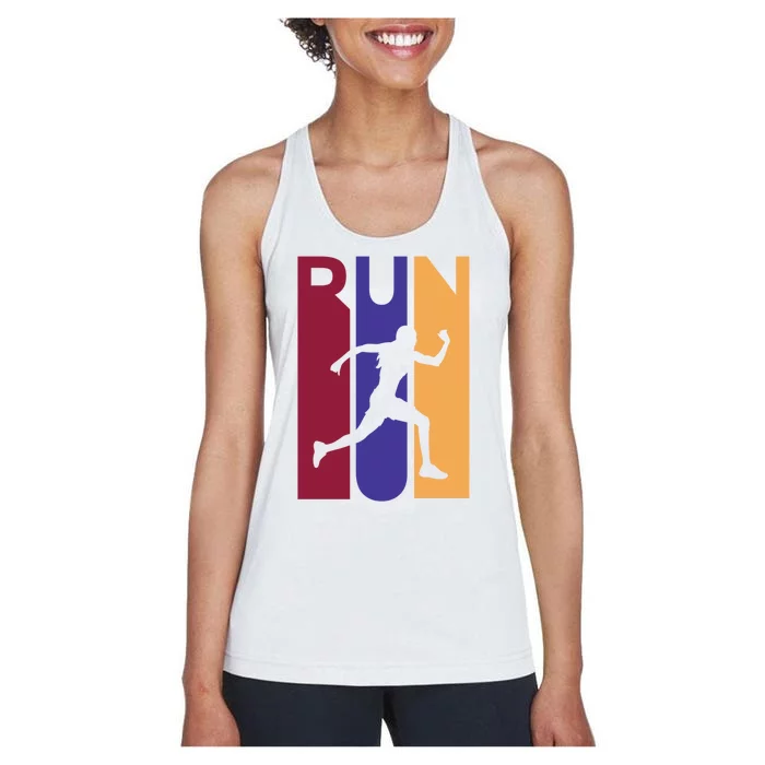 Colorful Run Women's Racerback Tank