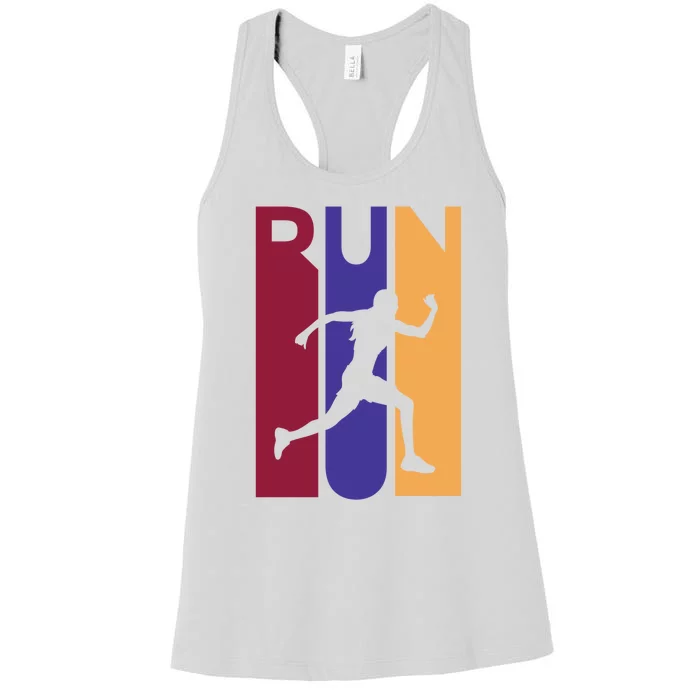 Colorful Run Women's Racerback Tank