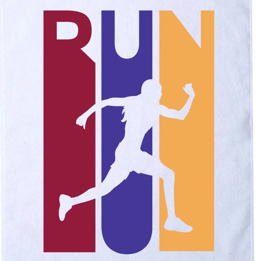 Colorful Run Platinum Collection Golf Towel